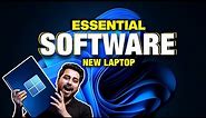 15 Most Important Software to Install After Installing New Windows | Buying a New Laptop in 2023 💻🔥