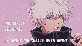 Procreate Tutorial: Drawing anime screenshots (with some Procreate basics)