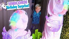 4 YEAR OLD UNICORN SURPRISE BIRTHDAY PRESENT! 🦄