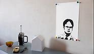 Dwight Schrute The Office TV Show Poster