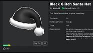Sniping Black Glitch Santa Hat #73