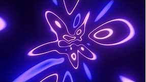 Glowing Blue Purple Abstract 3 Hours Background FREE Video Live Wallpaper Screensaver - 4K VJ LOOP