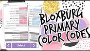 Bloxburg : Primary Color Themes | 20 Soft Neutral & Pastel Colors with Preview | Tutorial