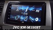 JVC KW-M150BT Display and Controls Demo | Crutchfield Video