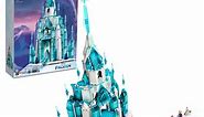 LEGO Disney Princess The Ice Castle Building Toy 43197, with Frozen Anna and Elsa Mini Doll Figures and Olaf Figure, Disney Castle Kit to Build, Disney Gift Idea, Castle Toy for Kids Age 6 Years Old