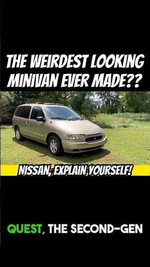 1999 Nissan Quest: Reliable, Regrettable, and Sooo Round #90scars #theugliest