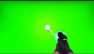 FPS view, Taser green screen