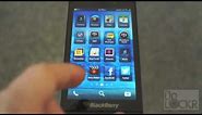 How To Use the Blackberry Z10 (Navigate the OS)