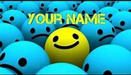 How to make your name 3d wallpaper.