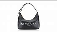 Givenchy Moon Cut Embossed Logo 4G Small Shoulder Bag Black