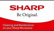 Cleaning and maintaining your Sharp Microwave Model R