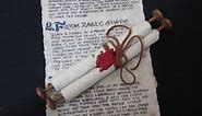 How to Make a Medieval Scroll