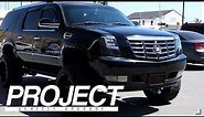 Project Vehicle Upgrade - Lifted Cadillac Escalade 7” Rough Country lift, Arkon Lincoln, 35” Tires