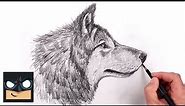 How To Draw a Wolf for Beginners | Sketch Art Lesson (Step by Step)