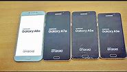Samsung Galaxy A8 vs A7 vs A5 vs A3 (2016) - Speed Test! (4K)