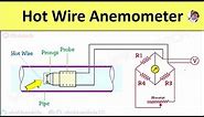 Hot Wire Anemometer: Working Principle, Application, Flow Rate Measurement [Animation Video]