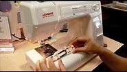 Using the 1 Step Buttonhole Feature on the Janome HD3000