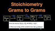 How to Convert Grams to Grams Stoichiometry Examples, Practice Problems, Questions, Explained
