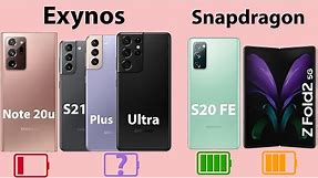 Samsung Galaxy S21 ULTIMATE Samsung Battery Test! (Exynos vs Snapdragon)
