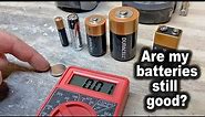 How to Test Common Household Batteries With A Multimeter