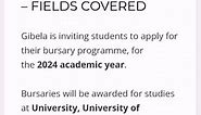 Apply for 2024 Bursaries - Full Funding for Universities and Colleges