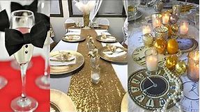 🥂 DIY NEW YEAR'S PARTY DECORATION IDEAS AT HOME | DECORATING IDEAS 2024 | New Year's Eve Table ideas