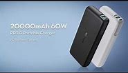 RAVPower PD Pioneer | 20000mAh 60W 2-Port Power Bank (PB201)