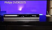 Philips DVDR3575 160gb HDD & DVD Player/recorder function check - 10/11/2021