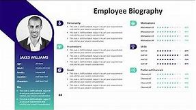 Employee Biography PowerPoint Template | Kridha Graphics