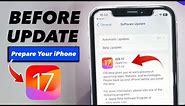 How to update iOS 17 Official Stable version on any iPhone - Prepare your iPhone for iOS 17