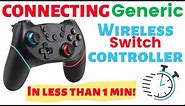 NINTENDO SWITCH: How to connect a wireless controller IN LESS THAN 60 SECONDS!!