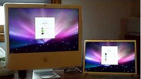 MacBook Pro vs. iMac G5