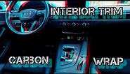 Audi A4 B9_Interior Trim Removal & Wrap_[ POV: Carbon fiber look]4K