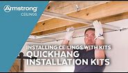Installing Ceilings with QUICKHANG Installation Kits | Armstrong Ceilings for the Home