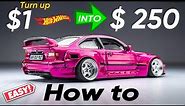 How to custom your Hot Wheels easily, you can do it yourself