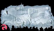 Impressive Ice Sculptures at the Sapporo Snow & Ice Festival in Japan