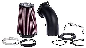 K&N Air Intake System: Air Cleaner Kit for Harley Davidson 2004-2019 Sportster XL883 XL1200 Air Cleaner Kit 63-1126 , Black