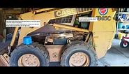 How to install a battery in a 1990's Case 1845 C Skid Steer