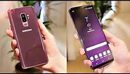 Samsung Galaxy S9 Plus Lilac Purple Hands On Look! (AR Emoji, SuperSlow Mo & More!)