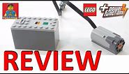LEGO Power Functions - M Motor 8883 and AAA Battery Box 88000 Review ( PF )