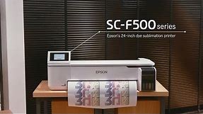 SureColor F570 24" Dye-Sublimation Printer | Take a Tour