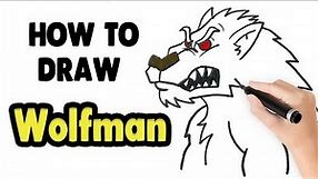 How to Draw Wolfman Drawing Step by Step for Beginners How to Draw Easy Things