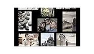 Adeco Decorative Black Wood Wall Hanging Picture Photo Frame, 24 Openings of 4x6" Each