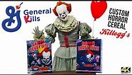 Custom Pennywise Cereal Box Balloon Derry Bites