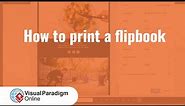How to Print a Flipbook