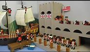 Royal Navy vs Pirates ! Bataille navale, stop motion Playmobil !