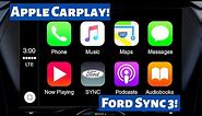 How to use Apple CarPlay with Ford Sync 3!