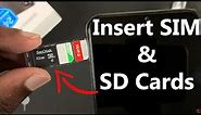 Samsung Galaxy A23: How To Insert Dual SIM Cards and SD Cards