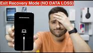 iPhone & iPad - How to Get Out of Recovery Mode (NO DATA LOSS)