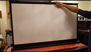 Mileagea 50 Inch Popup Tabletop Projector Screen Review